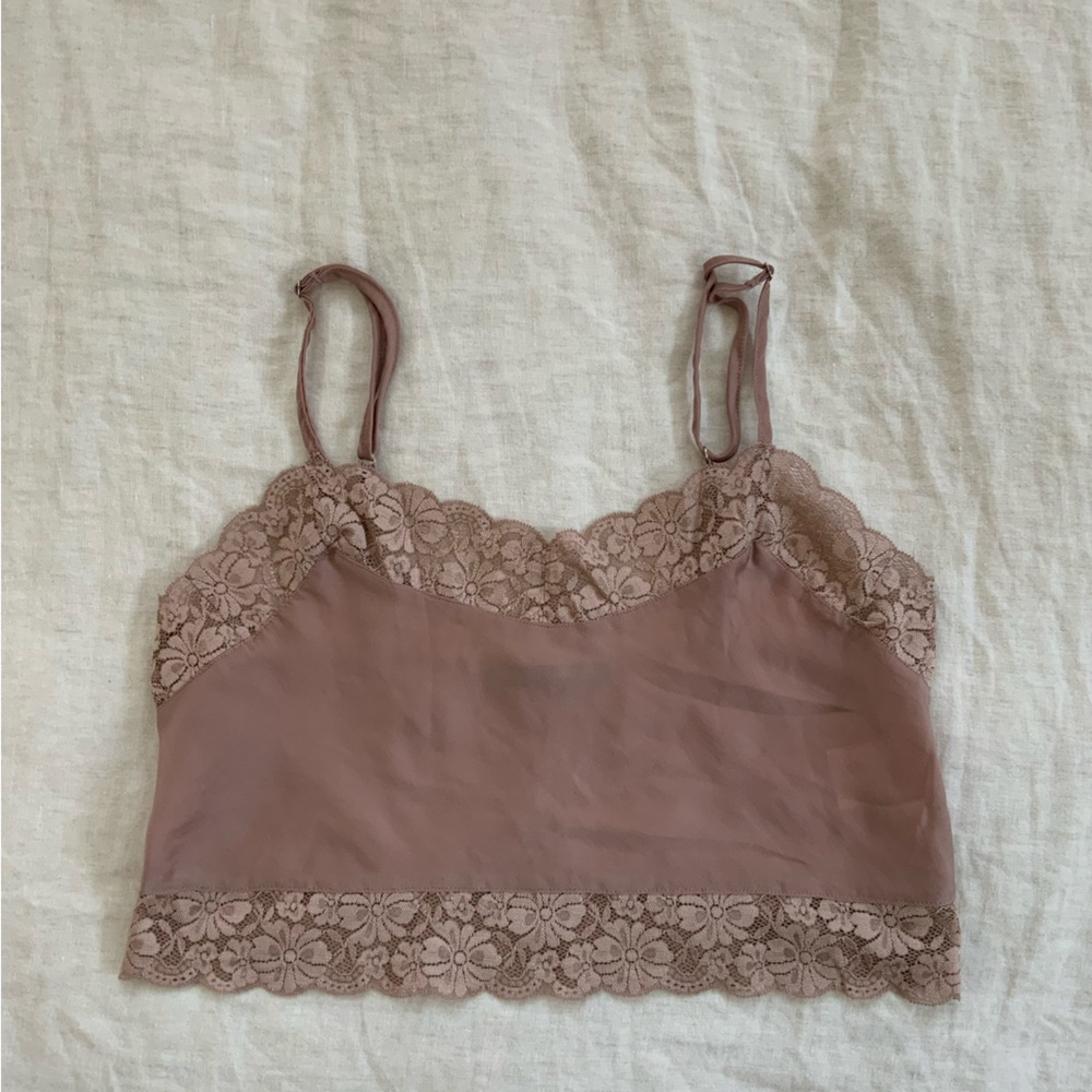 Brandy Melville Lace Crop Camisole
